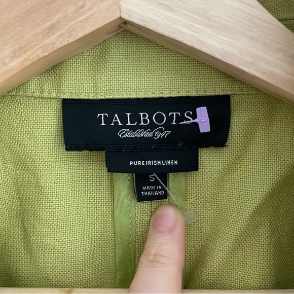 Talbots NWOT Irish Linen Top - Picture 3 of 10